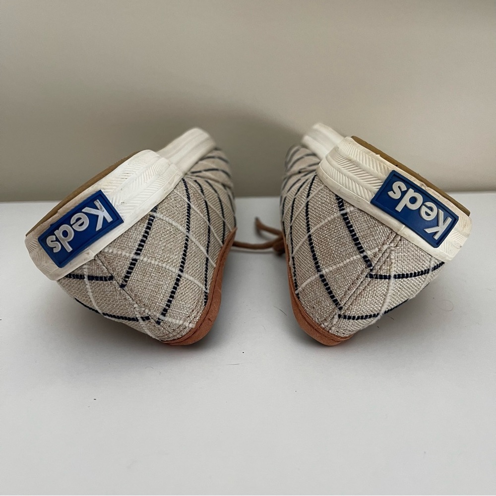 Keds - Windowpane Plaid Champion Sneakers - Navy/White/Tan - Women’s size 8 - Picture 12 of 12